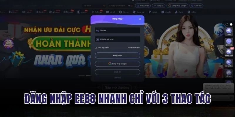 Quy trình đăng nhập rõ ràng giúp truy cập tài khoản nhanh chóng